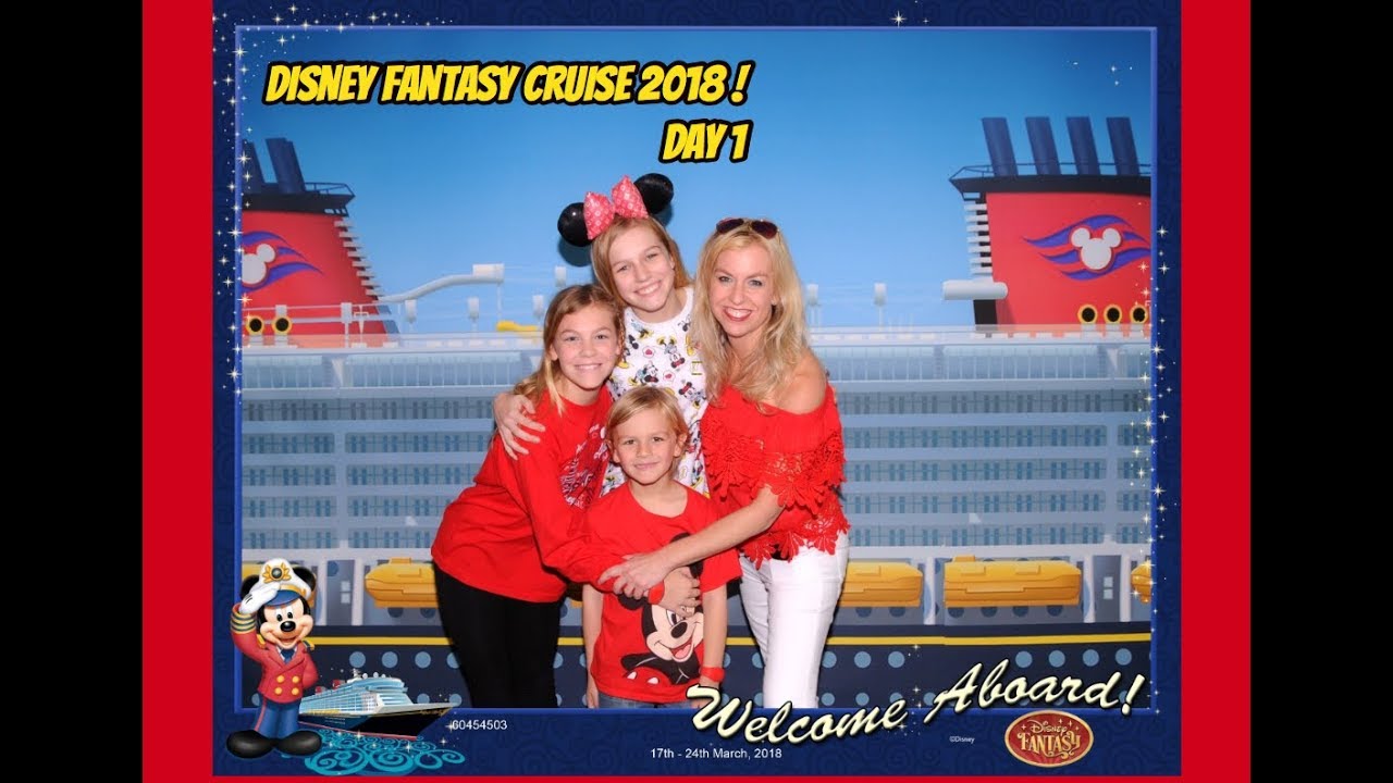 BOARDING THE DISNEY FANTASY 2018! Disney cruise day 1