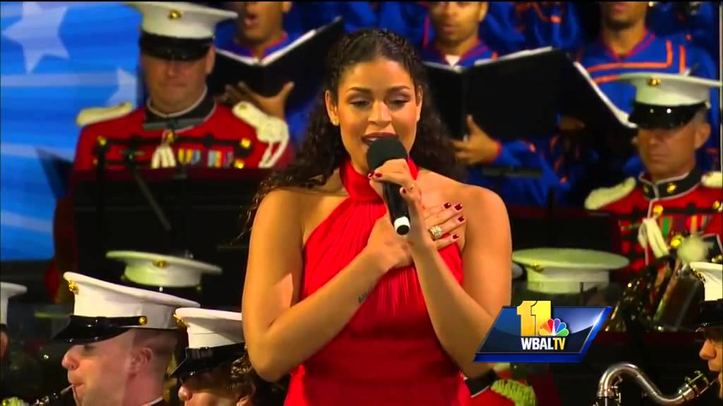 Jordin Sparks sings national anthem