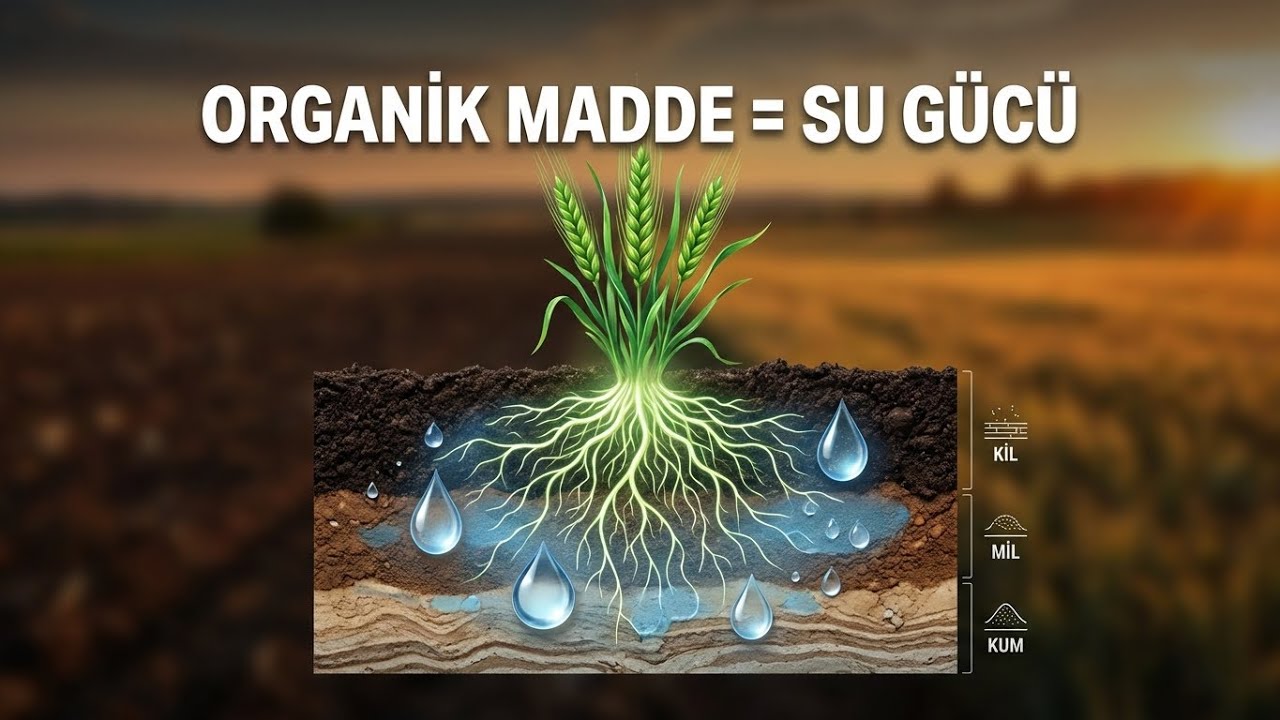 Organik Madde ve Toprak Türü Sulama Verimliliğini Belirler