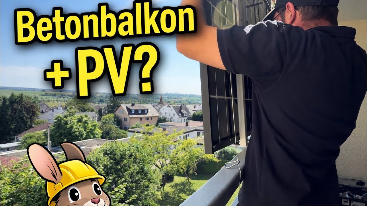 Hasenbau Technik – Balkonkraftwerk am Betonbalkon? | Wattstone C1518 flex als Lösung