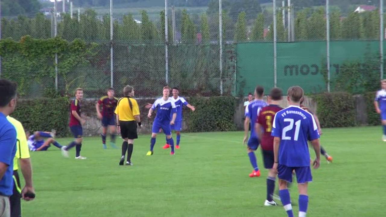Fussball A Jugend TSV Eschach geg FV Ravensburg 1 9  2016 Freundschaftsspiel