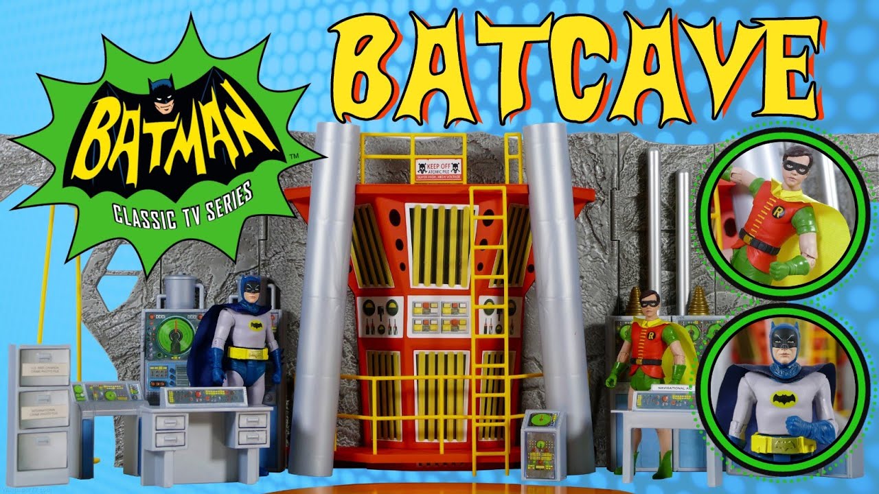 McFarlane Toys Batman Classic TV Series Batcave Playset UnBoxing Review