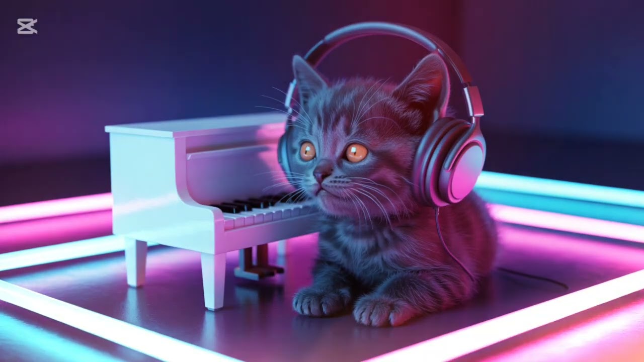 "50 Dreamy Cat Moments – Relaxing Art With Soft Music 😻✨"