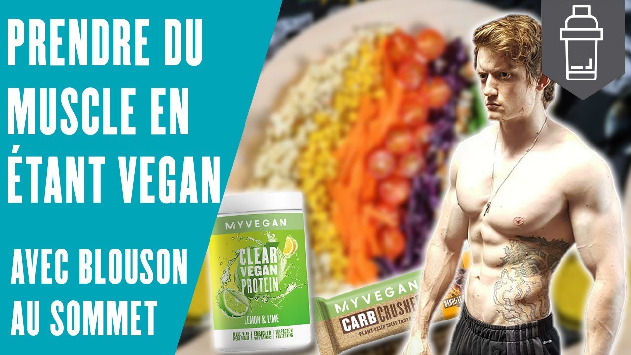 Prise de masse en étant VEGAN ? | Une journée dans l'assiette de@Blousonausommet​