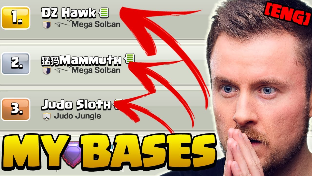 RANK 1 Global Finish with my Bases (Clash of Clans)