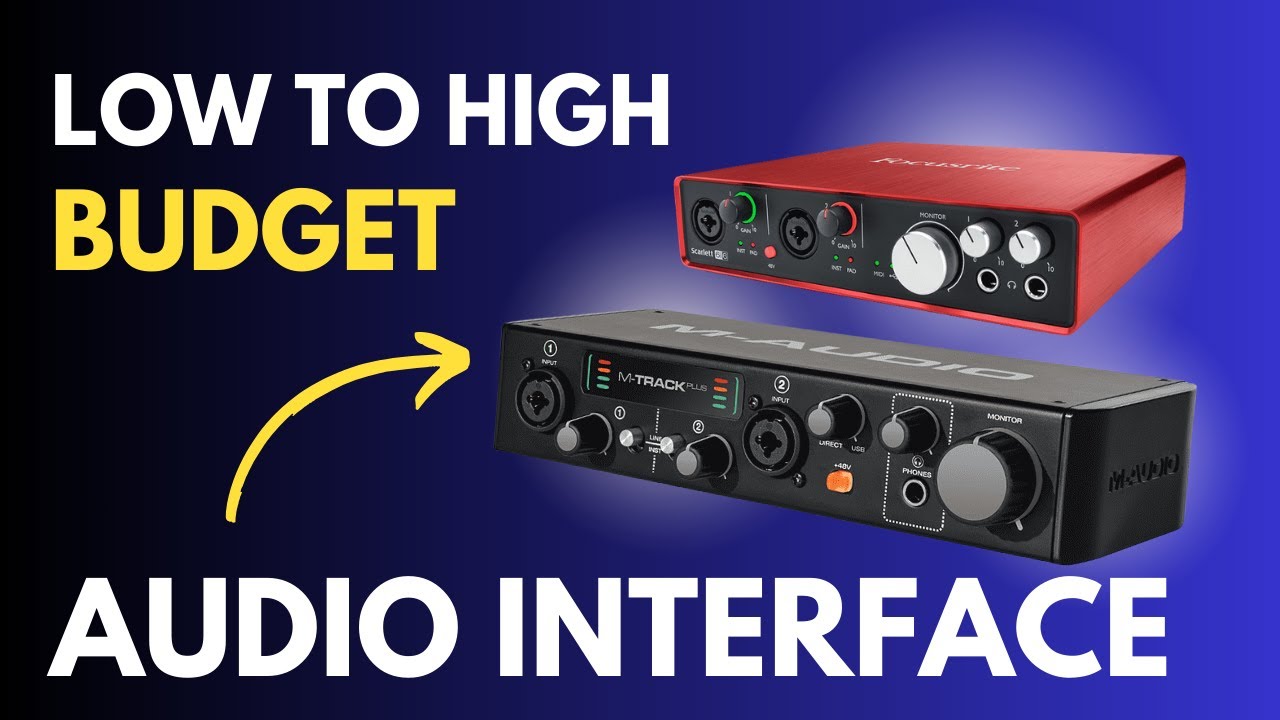 Best Audio interface from low to high budget #audiointerface #audiosetup