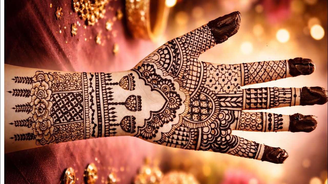 Simple bridal  mehndi design | Easy mehndi design | mehndi designs | mehndi 