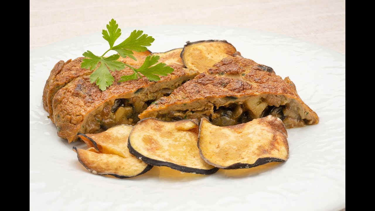 Tortilla de berenjena con berenjenas crujientes - Karlos Arguiñano en tu cocina