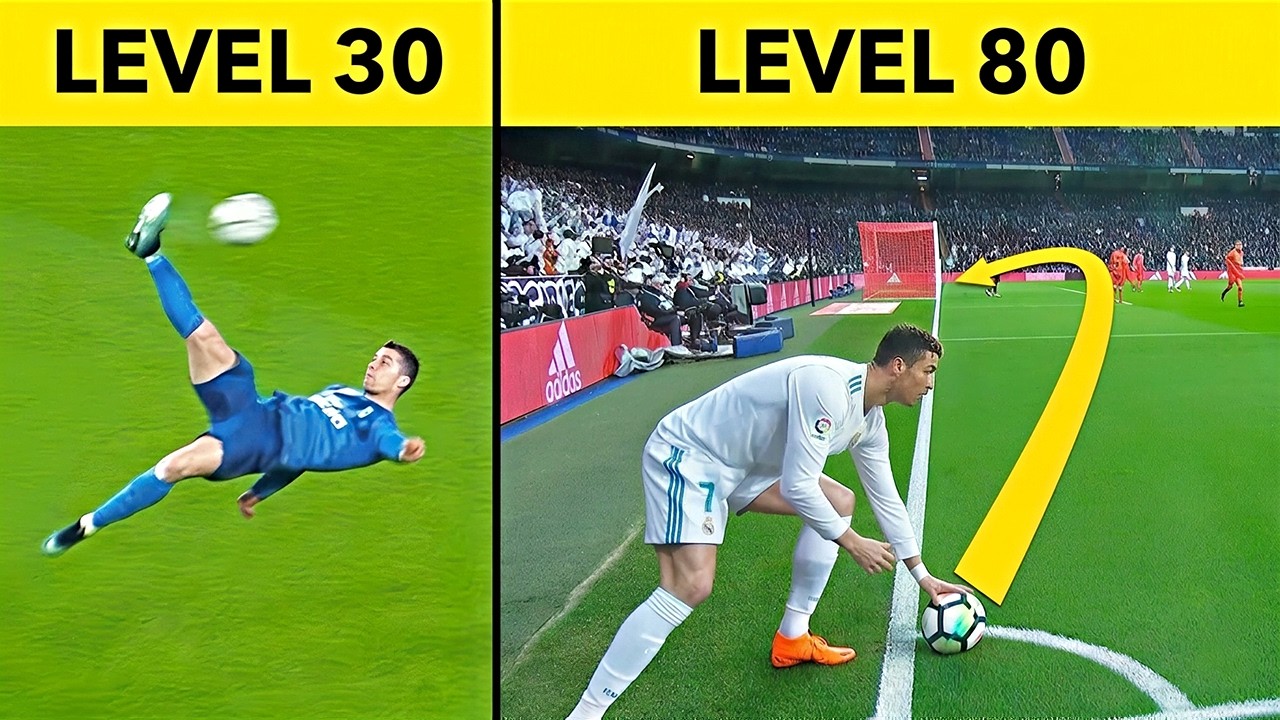 Cristiano Ronaldo Goals Level 1 to Level 100
