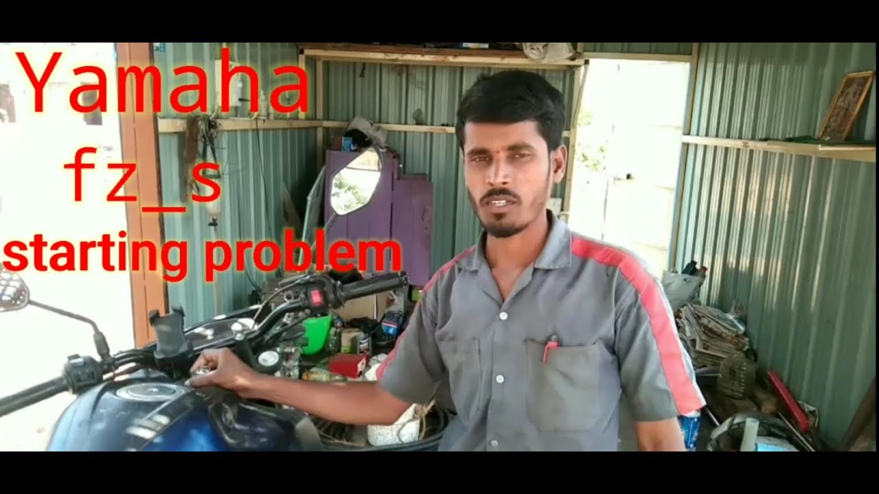 Yamaha fz-s starting problem||how to solve Yamaha fz-s starting problem||by Shiva ckl