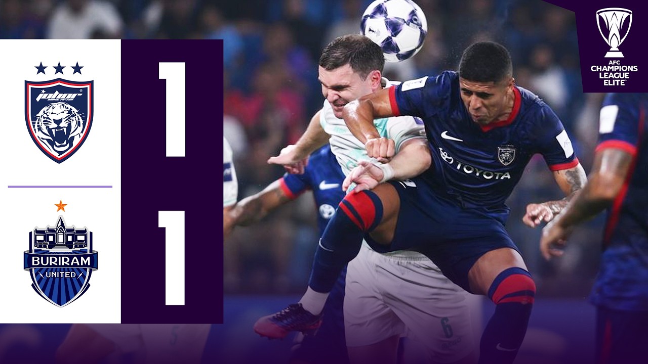 LATE DRAMA, but no winner! | Johor Darul Ta'zim 🇲🇾 vs Buriram United 🇹🇭 | Highlights ACL Elite&trade;