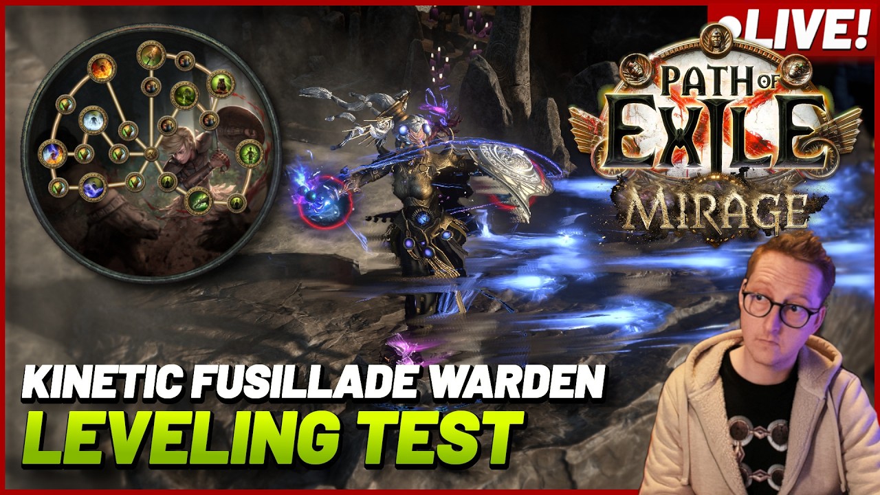 🔴[LIVE] PoE 3.28 KF Warden Leveling Practice!