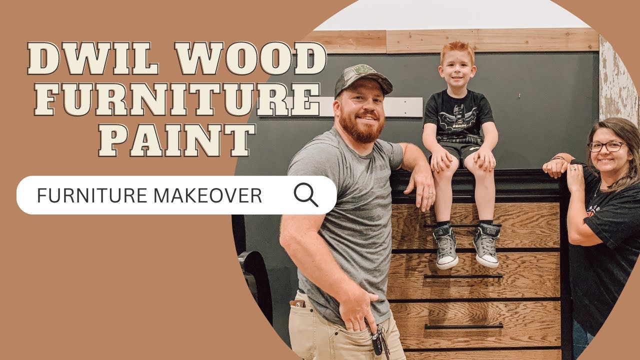 How to Makeover Furniture using DWIL Wood Furniture Paint and a Wagner Paint Sprayer