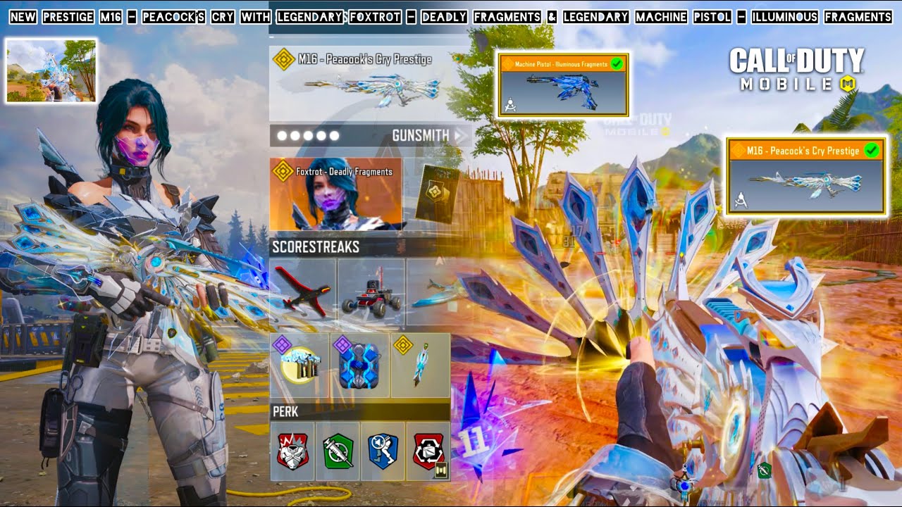 New Prestige M16 - Peacock’s Cry looks stunning with Legendary Foxtrot to destroy every CODM players