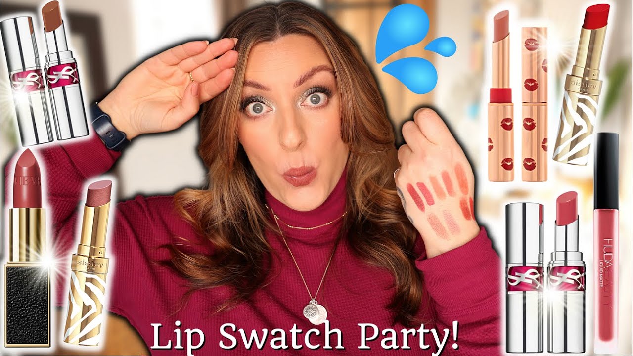 NEW LIPSTICK FORMULAS | SWATCH PARTY!!