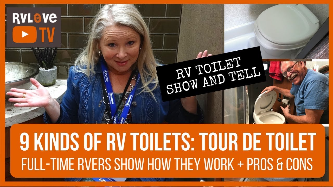 9 KINDS OF RV TOILETS: 