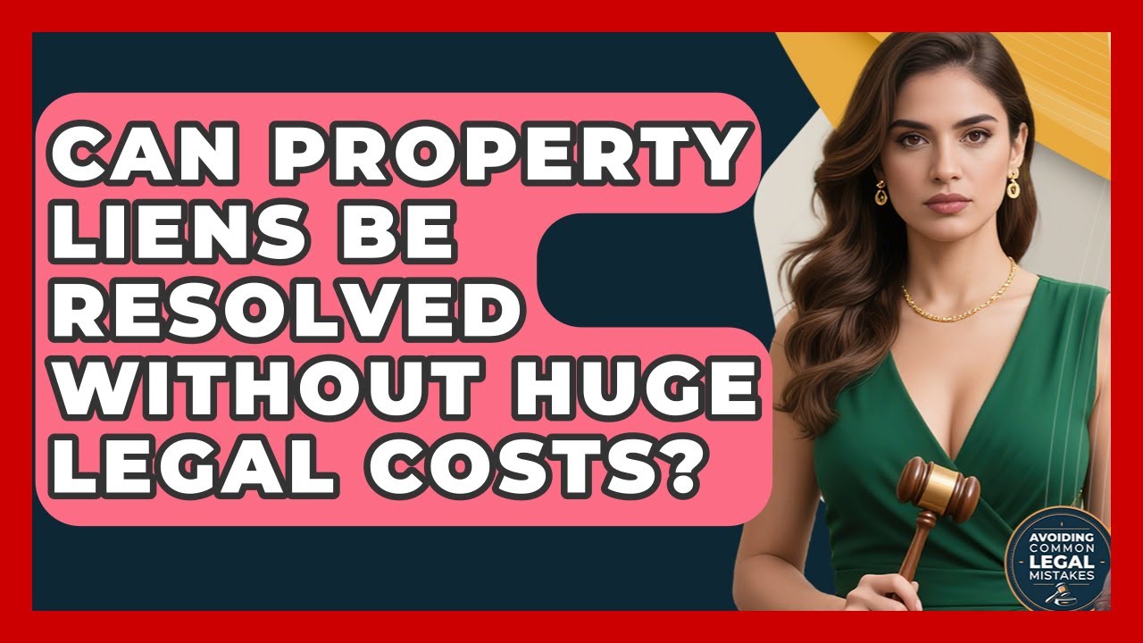 Can Property Liens Be Resolved Without Huge Legal Costs? - Avoiding Common Legal Mistakes