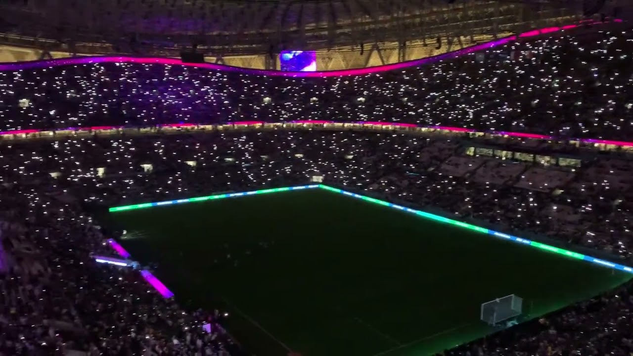 Qatar World Cup 2022 Half time entertainment - Coldplay A sky full of stars - Argentina vs Mexico