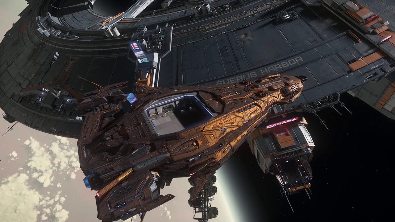 Last attempt to steal a station turret - Star Citizen gameplay