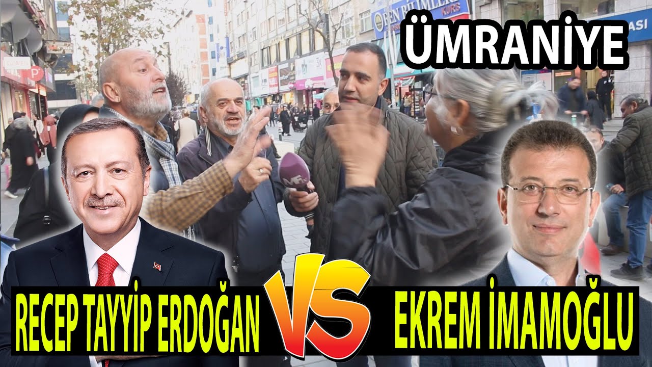 Ümraniye Seçim Anket Recep Tayyip Erdoğan mı Ekrem İmamoğlu mu 