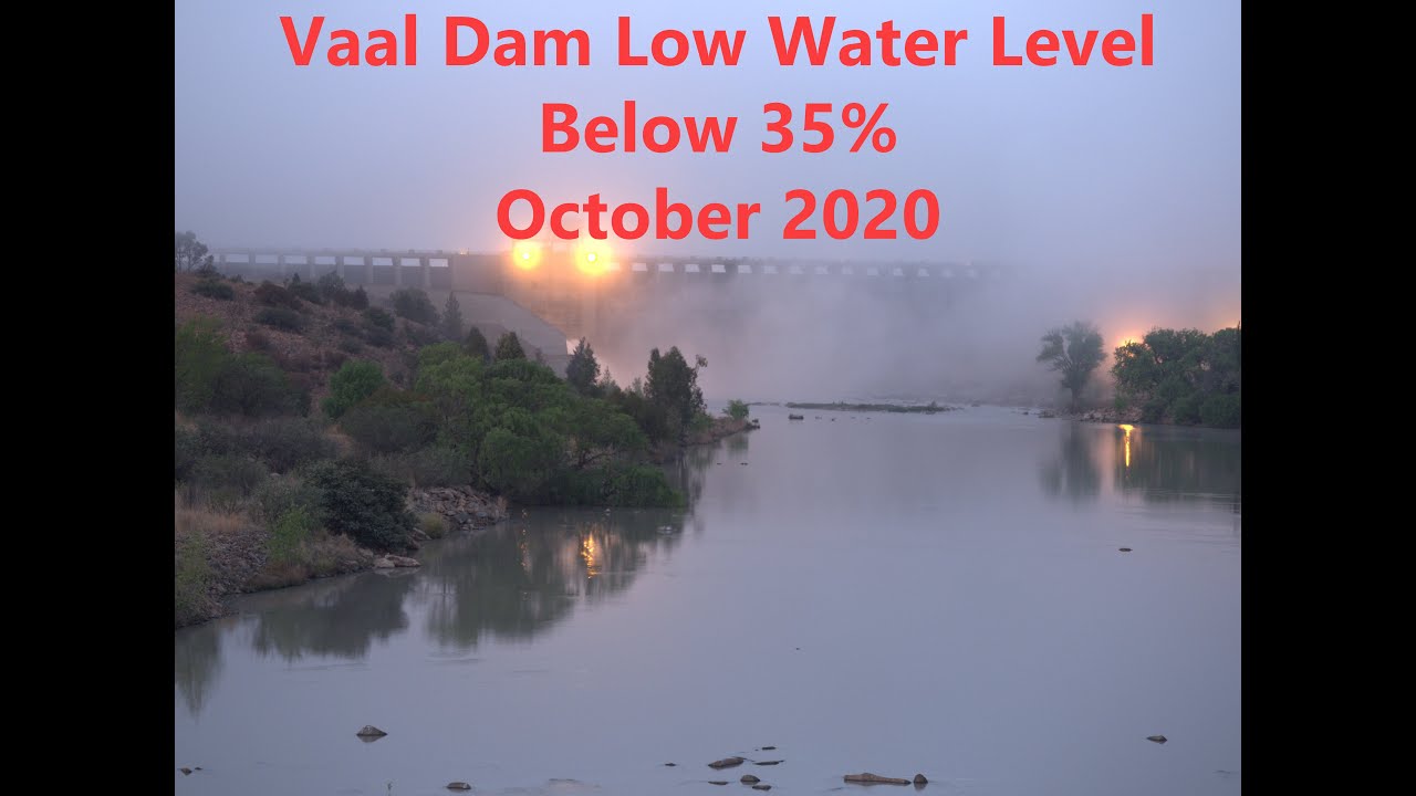 Vaal Dam Below 35% Water Level and the White Sandy Beaches of its Shores