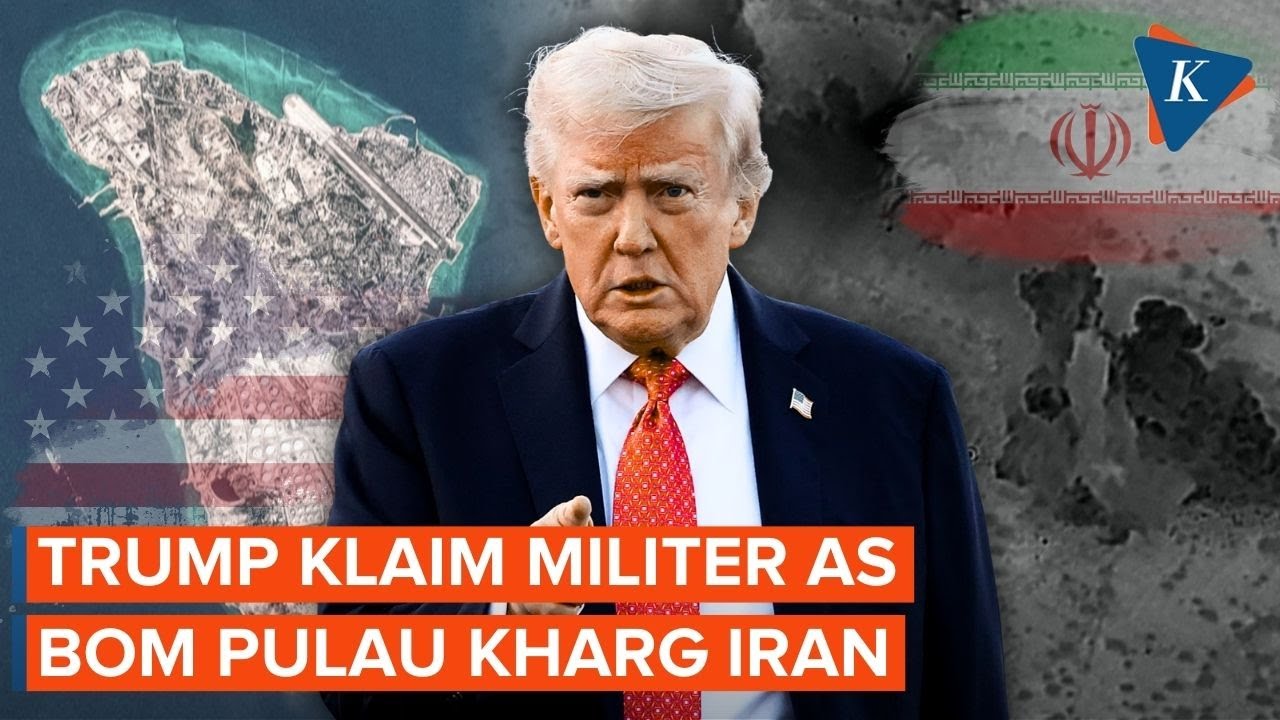 Trump Klaim AS Bombardir Pulau Kharg Iran dan Ancam Hancurkan Fasilitas Minyak Teheran
