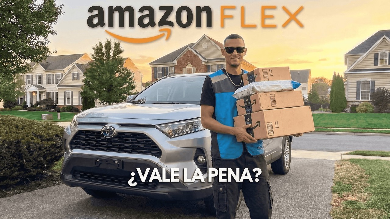 La MEJOR aplicación para TRABAJAR en USA * AMAZON FLEX