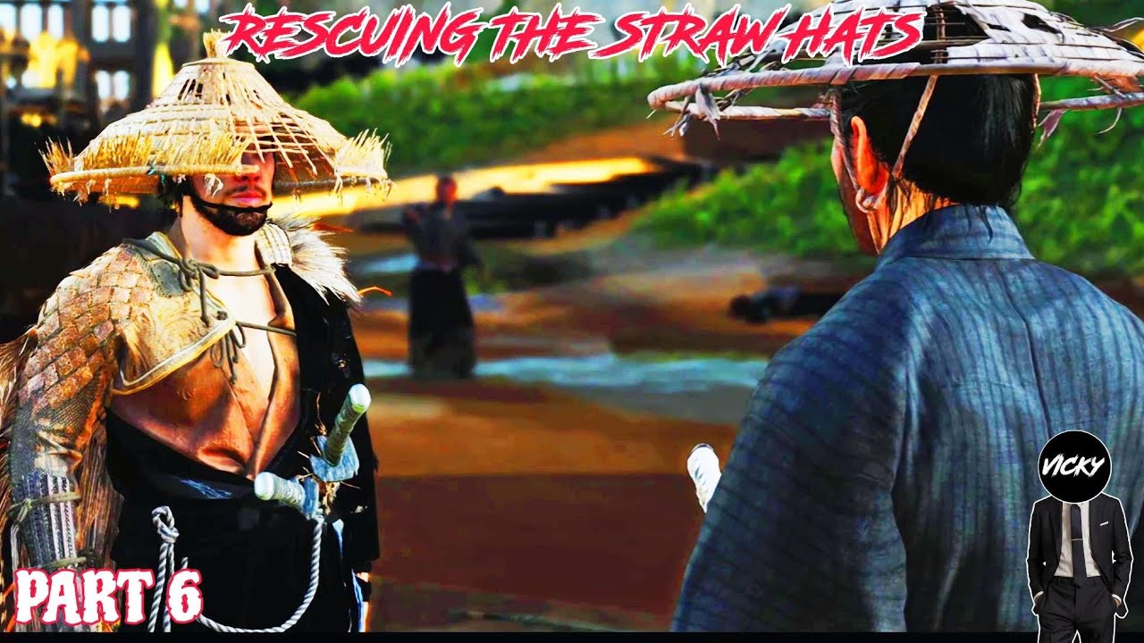 Ghost of Tsushima Part 6 – Meeting the Straw Hat Ronin! Rescuing Ryuzo’s Men | Vicky Holic