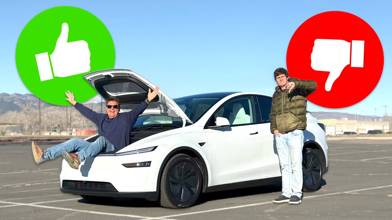 Мы только что получили НОВУЮ Tesla Model Y... и у нас совершенно разные мнения по этому поводу! |...