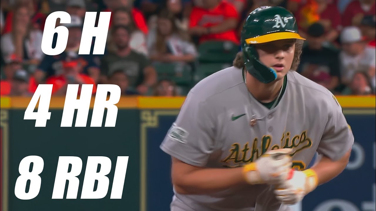 Nick Kurtz Records 6 Hits, 4 Home Runs and 8 RBI, Ties MLB Record with 19 Total Bases in a Game!