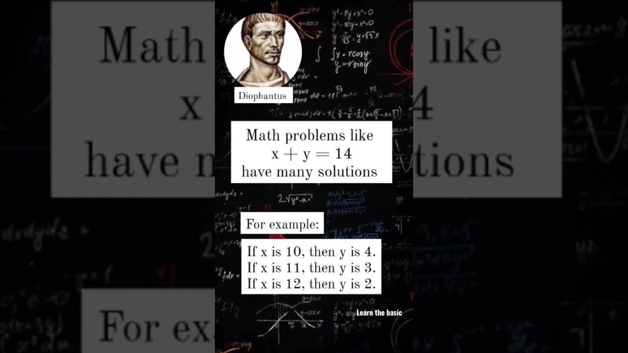 HISTORY OF MATH - Diophantus of Alexanderia Father of Algebra #LET MATH MAJORSHIP