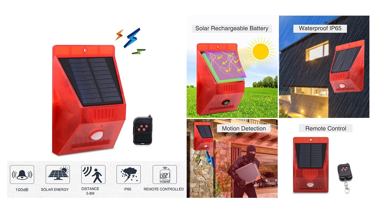 aixi-SHS Solar Alarm Siren