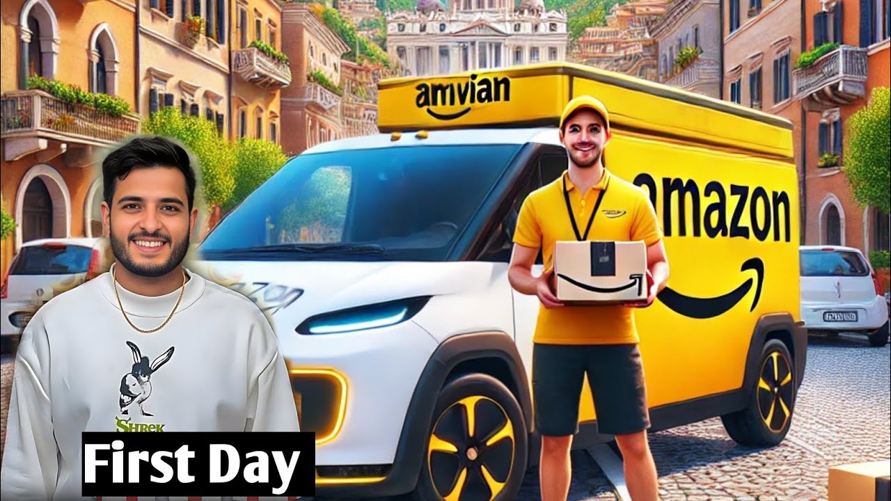 A Day in the Life of an Amazon Driver in Italy | Rivian Van POV | Real Delivery Experience Europe”🚚