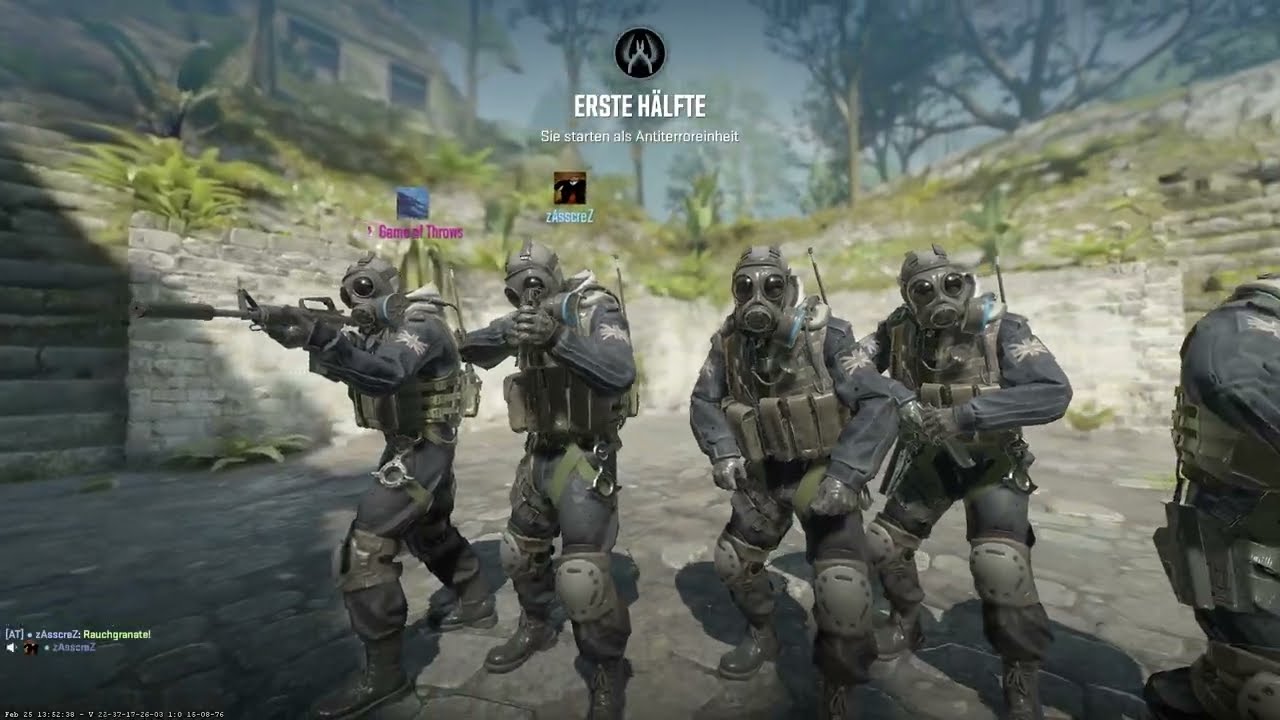 CSGO Deutsch Die Gegner leften und team mates Trollen