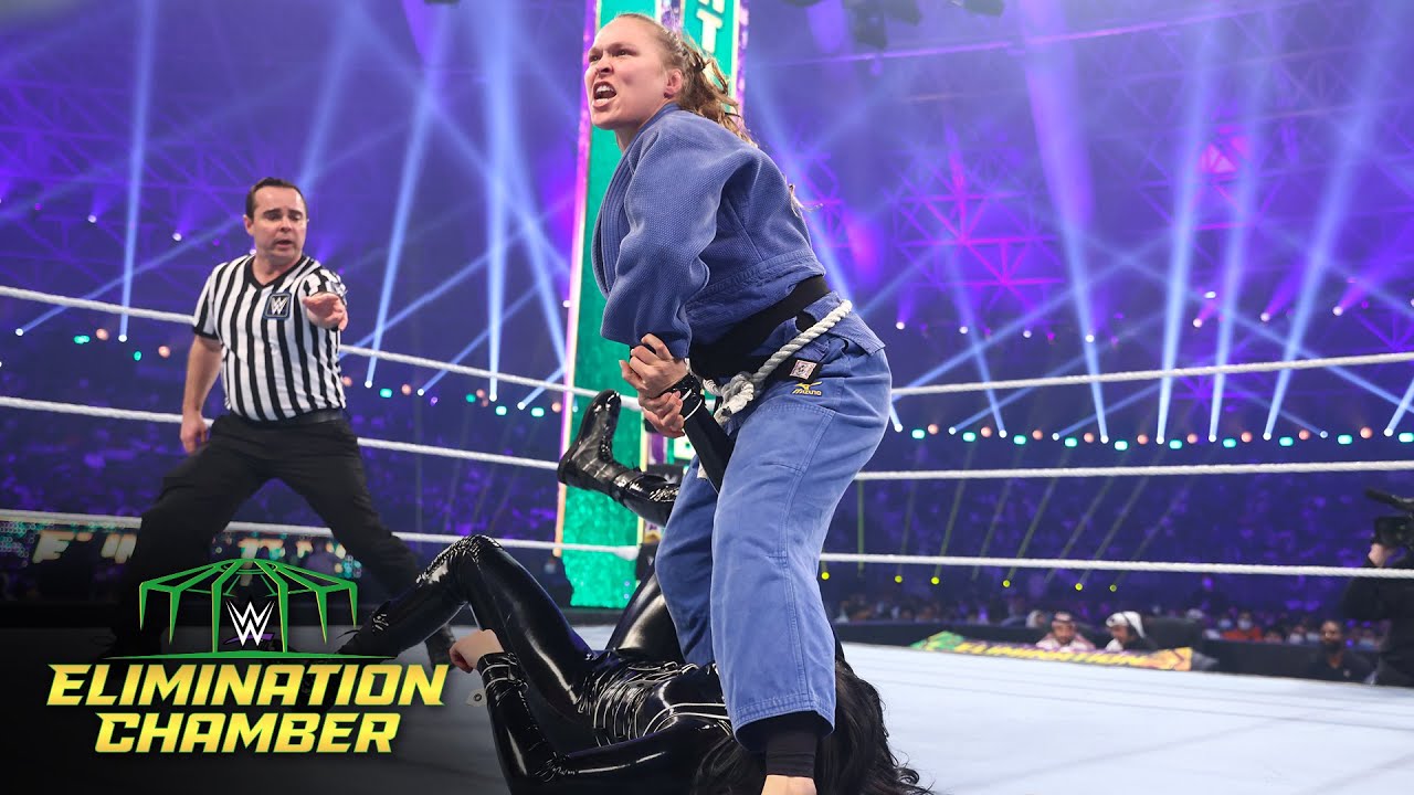 Rousey tags a fired up Naomi into the ring: WWE Elimination Chamber 2022 (WWE Network Exclusive)