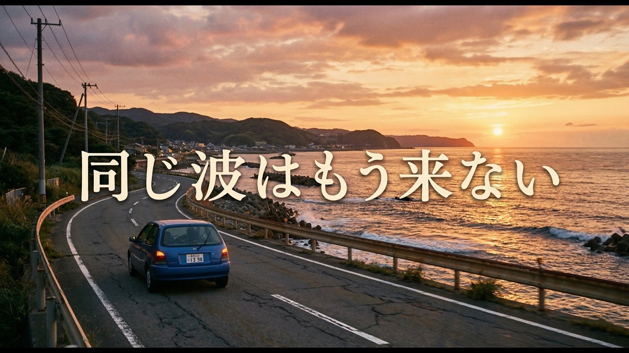 同じ波はもう来ない｜nostalgic summer japanese song｜海と青春のノスタルジー