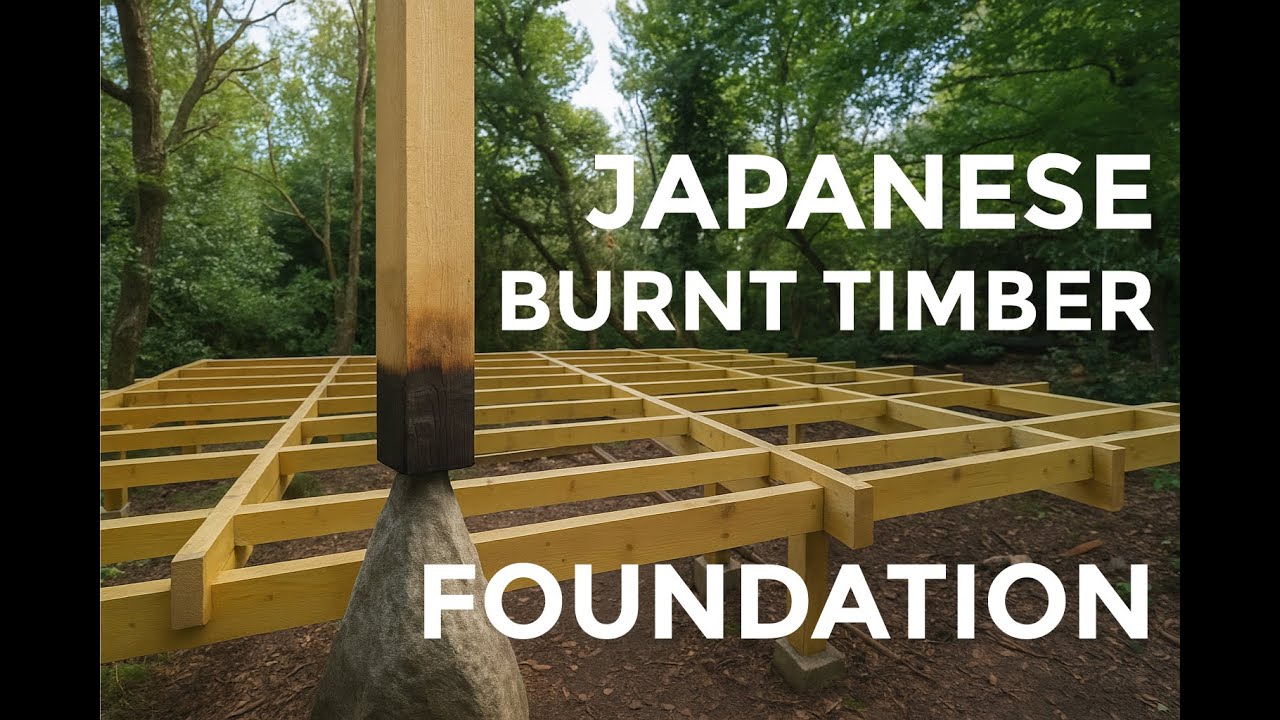 Japanese timber Stone foundation (Tsukaishi kiso)