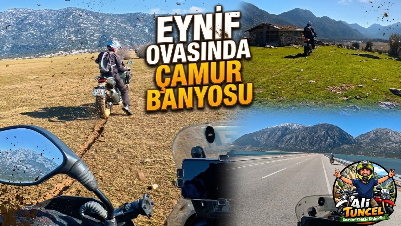 SU ALTINDA KALAN MANAVGAT KONYA YOLUNA GİTTİK ! /Eynif Ovasından Köprülü Kanyona  Bölüm1 CRF250rally
