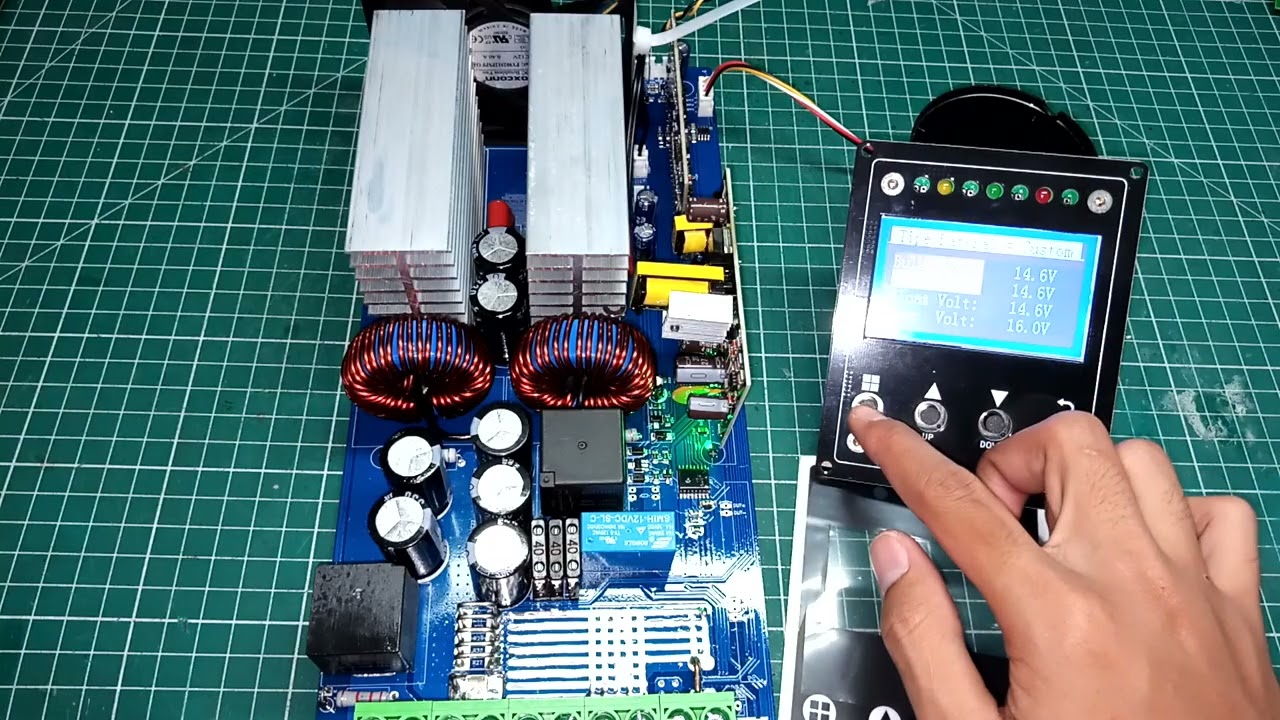 260217VNCBQDAP test uji kit MPPT ratting 60a DIY SCC rakitan indo lokal tanpa casing