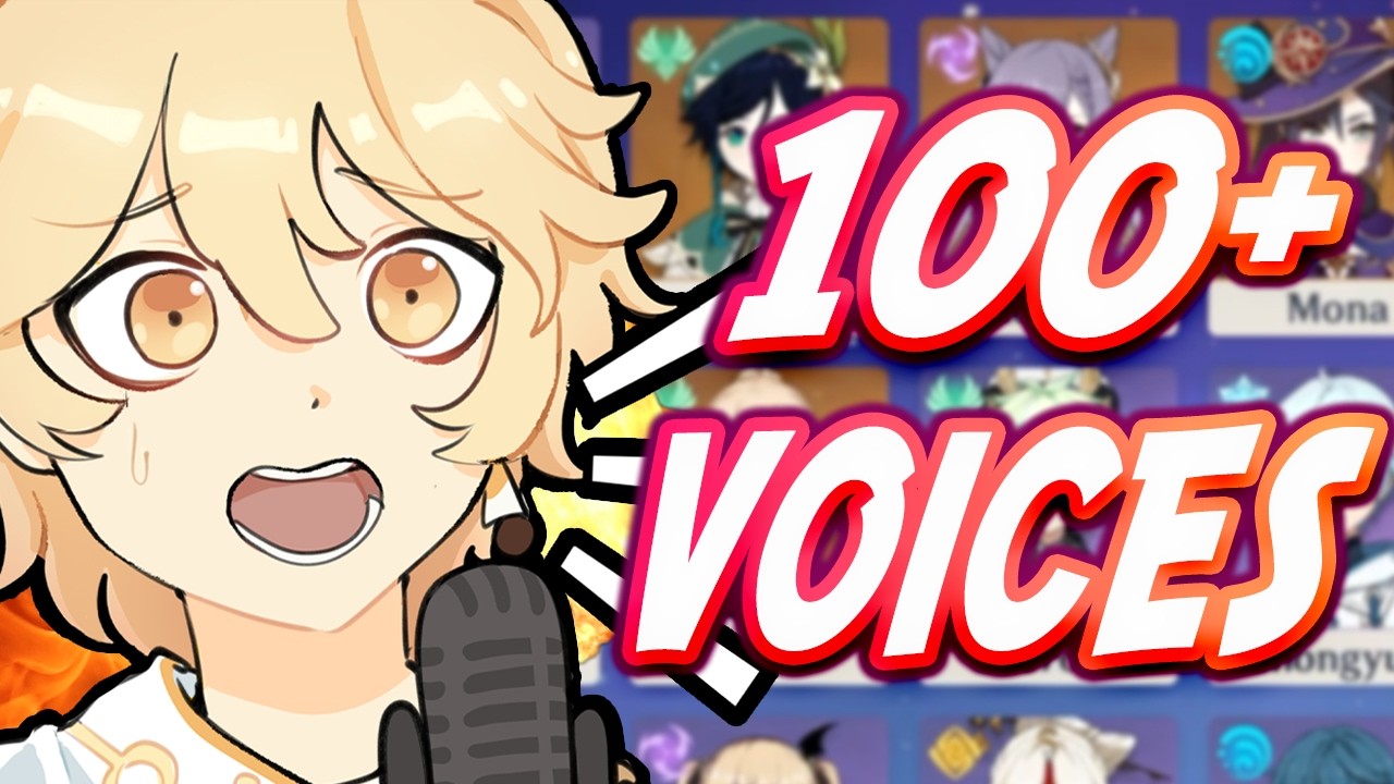 I Tried To Voice Act EVERY Genshin Impact Character