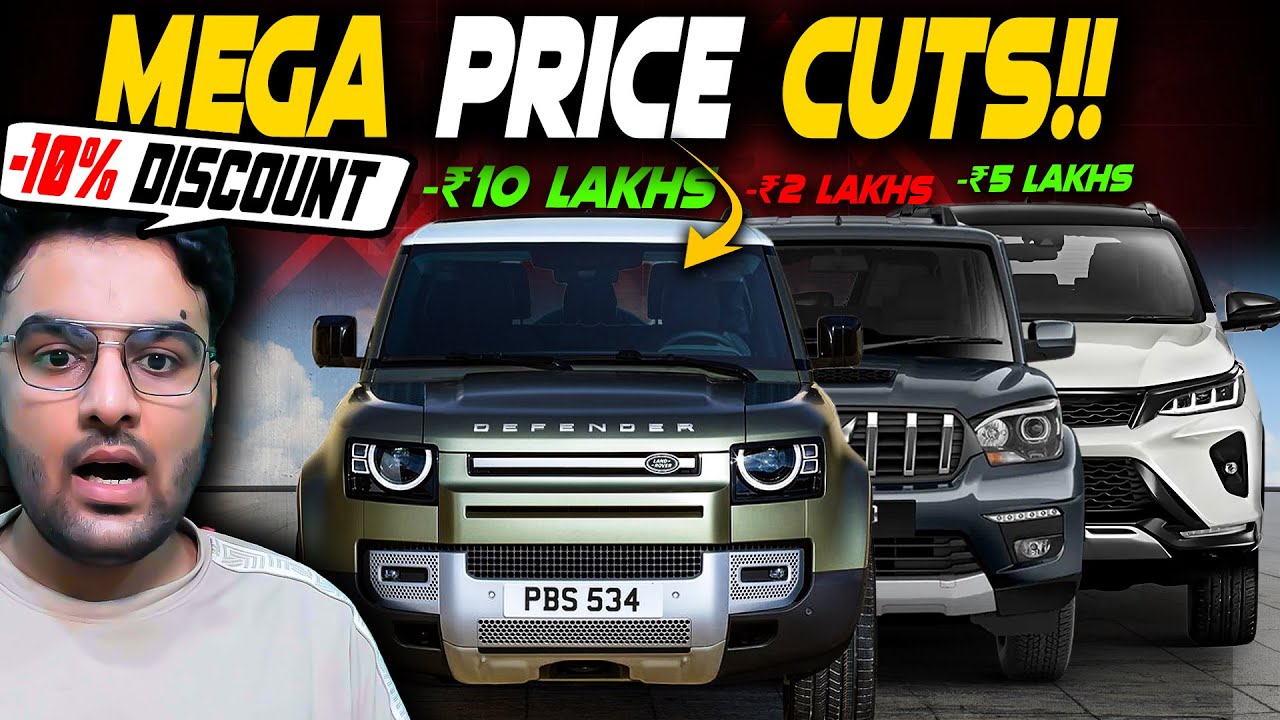 Land Rover, Toyota, Mahindra Already Cutting SUV prices Big after GST CUT | 10% PRICE CUTS