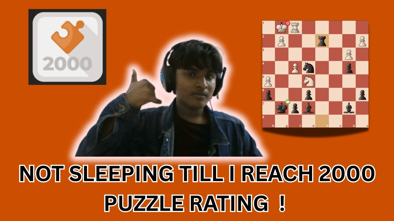 Not Sleeping Till I Reach 2000 Rating Puzzle On Chess.com | Christmas Stream No :-27 | continue