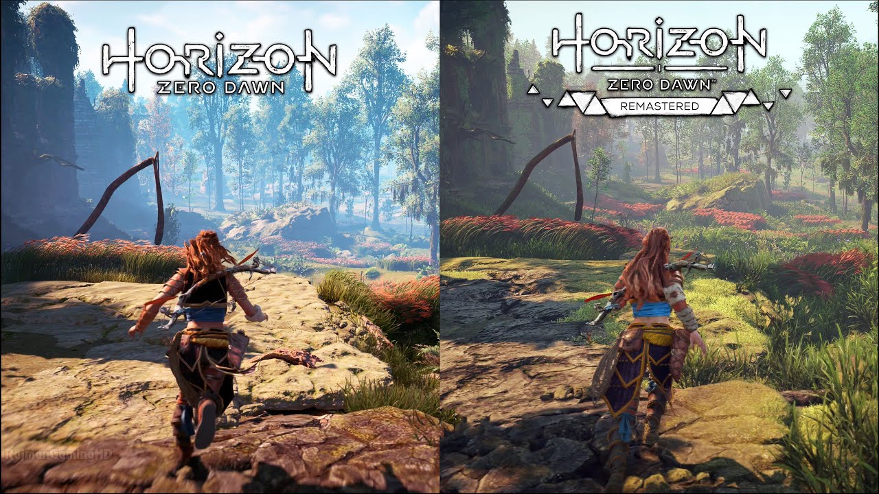 Horizon Zero Dawn Remastered vs Original Comparison (PS5) @ 4K 60ᶠᵖˢ ✔