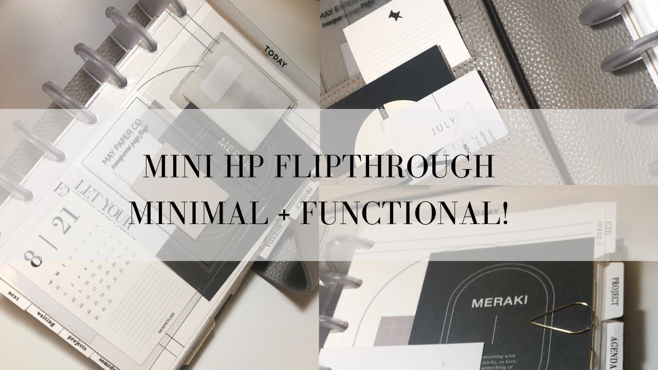 Mini HP Flip Through | Functional Planner Flip Through