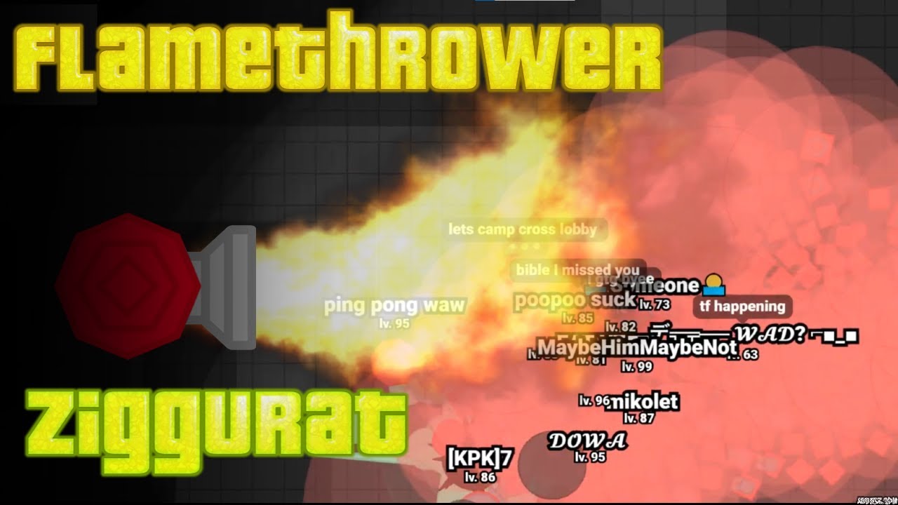 THE INVENTOR OF THE FLAMETHROWER BUILD...