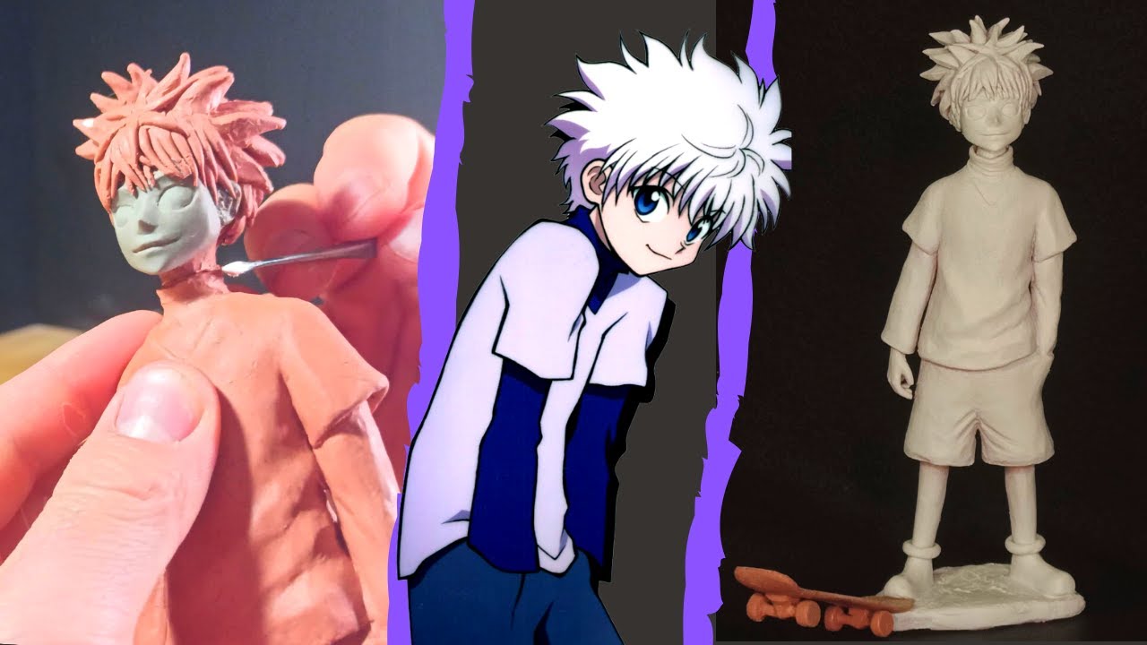 HUNTER X HUNTER : Sculpting KILLUA Zoldyck !!