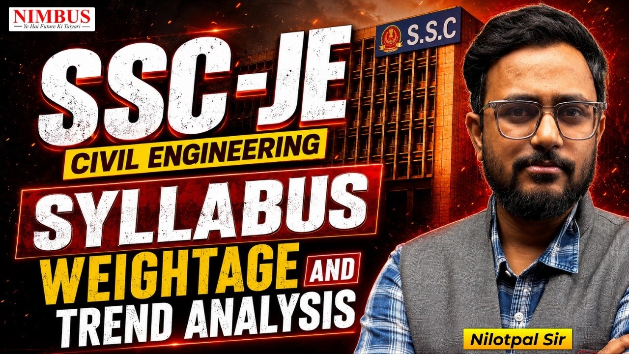 Don't Miss These High-Return Topics for SSC JE 2026 Civil Engineering!