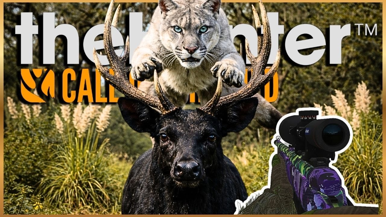 MELANİSTİK EKSEN GEYİĞİ! | BONUS OLARAK MİTİK GRİ PUMA (%12 NADİRLİK) | theHunter: Call of the Wild