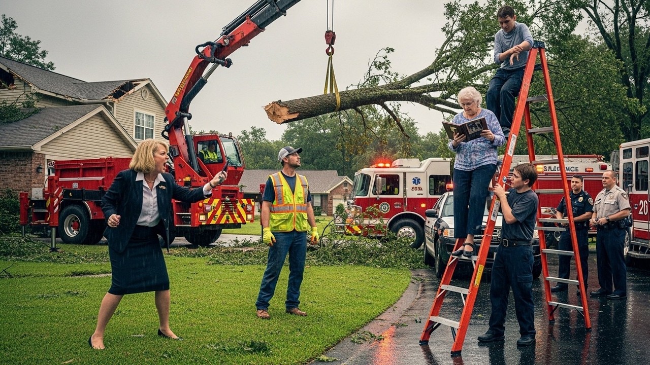 HOA Karen Called Police When I Used My Crane, Didn't Know I Was Rescuing Storm Victims