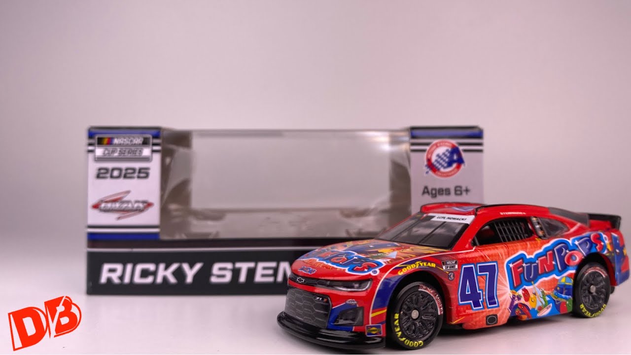 2025 RICKY STENHOUSE JR FUNPOPS SALUTES CHEVROLET DIECASTBUFFET NASCAR DIECAST REVIEW 1/64